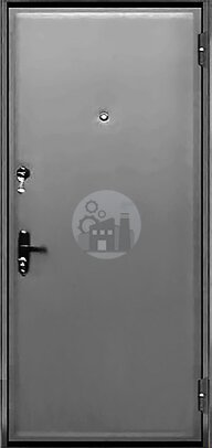 дверь входная с двухсторонней отделкой винилискожей-ДВ-105
